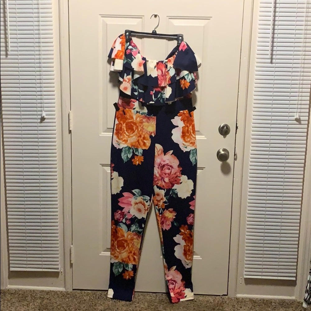 Floral jumpsuit